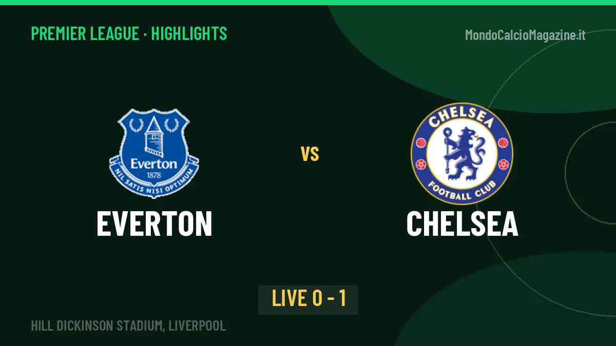 Everton-Chelsea, sintesi e gol: gli highlights di Premier League