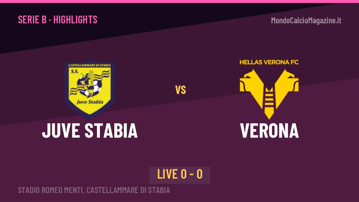 Juve Stabia-Verona, sintesi e gol: gli highlights di Serie B