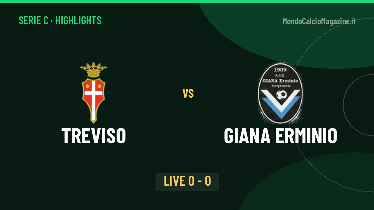 Treviso-Giana Erminio, sintesi e gol: gli highlights di Serie C