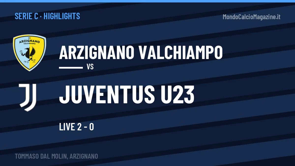 Highlights Serie C: Arzignano Valchiampo-Juventus U23 in video