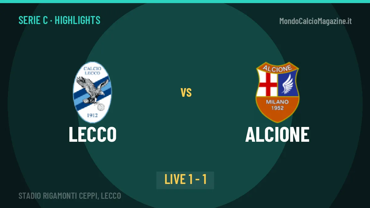 Lecco-Alcione, gli highlights: tutti i gol in video