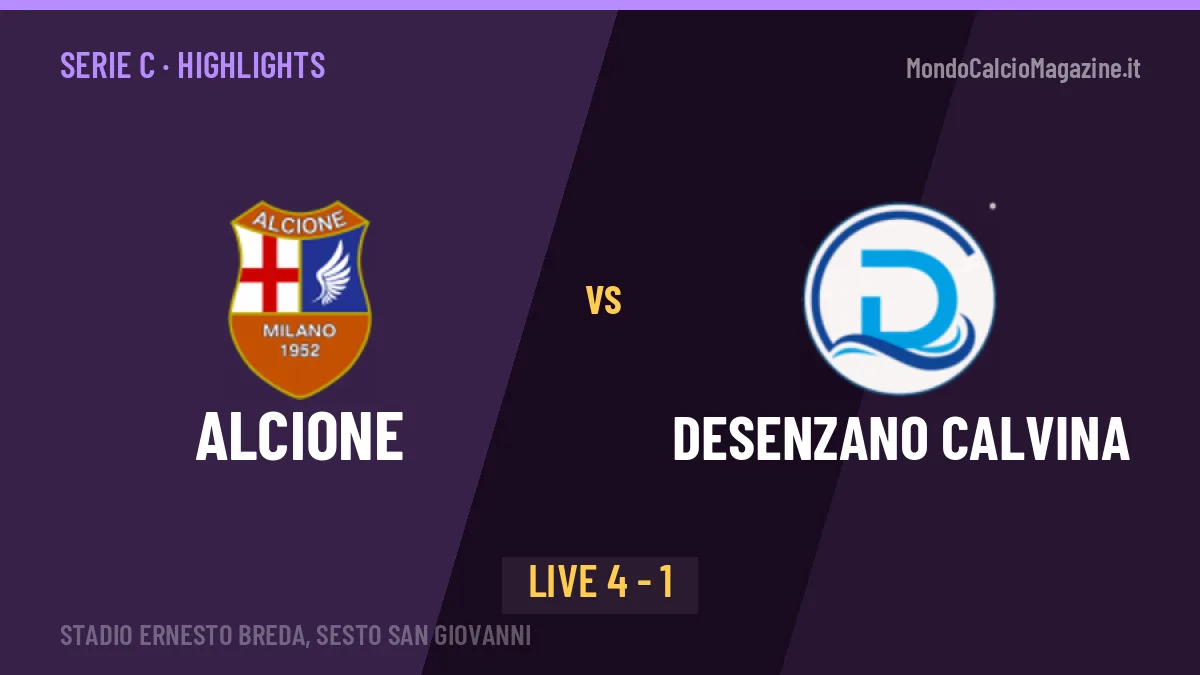 Alcione-Desenzano Calvina, sintesi e gol: gli highlights di Serie C