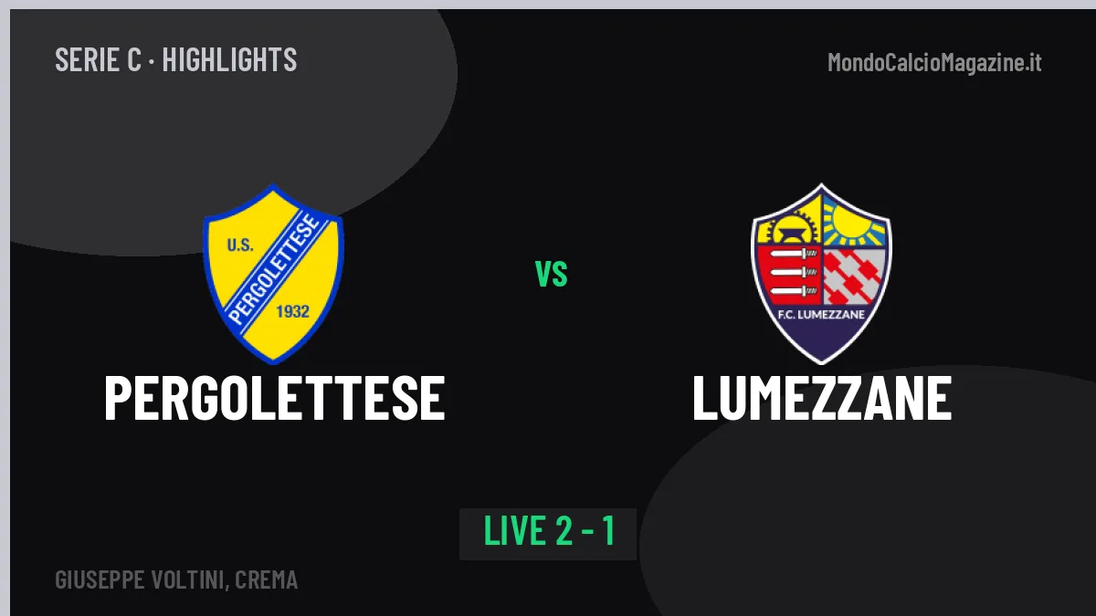 Pergolettese-Lumezzane: highlights, video, azioni e gol del match