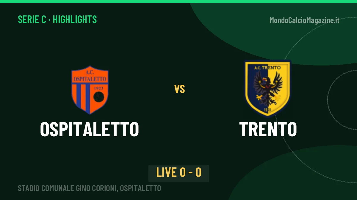 Ospitaletto-Trento, gli highlights: tutti i gol in video