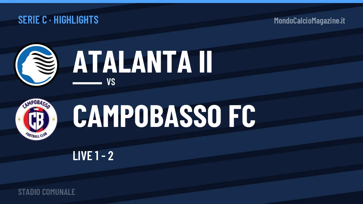Video Atalanta II-Campobasso FC: highlights e gol della partita di Serie C
