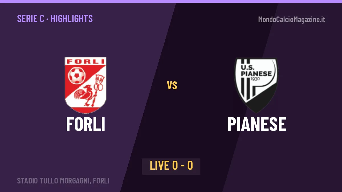 Forli-Pianese: il video degli highlights e il tabellino