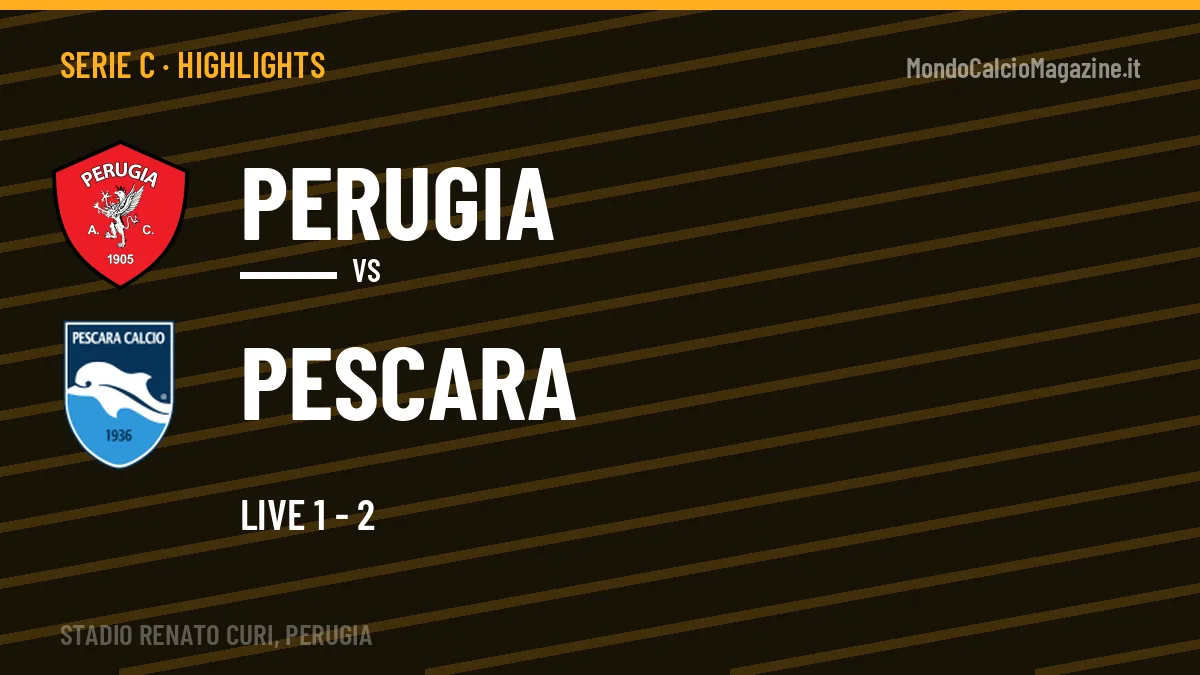 Highlights e gol Perugia-Pescara: la sintesi della 11ª giornata