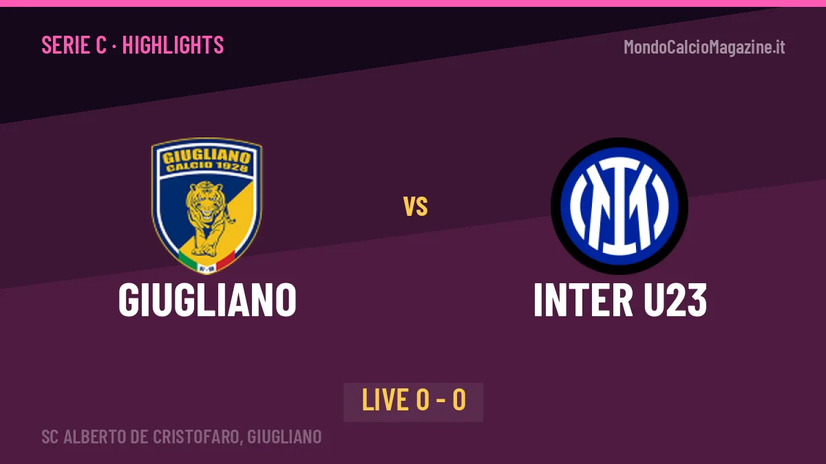 Giugliano-Inter U23, gli highlights: tutti i gol in video