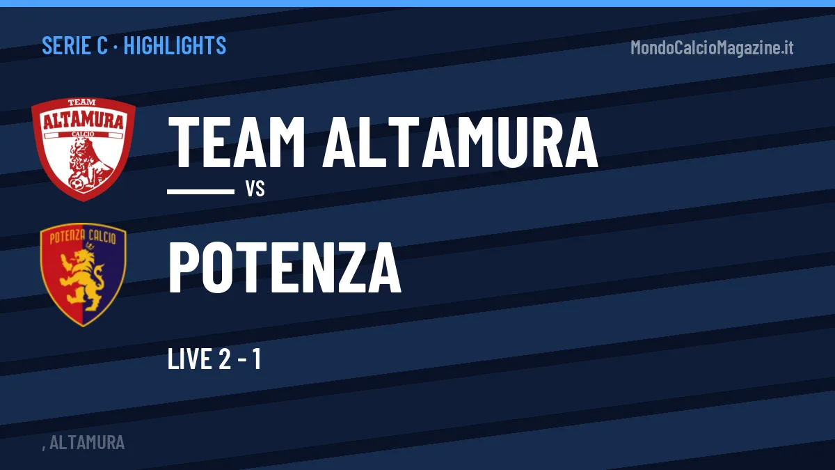 Highlights Serie C: Team Altamura-Potenza in video