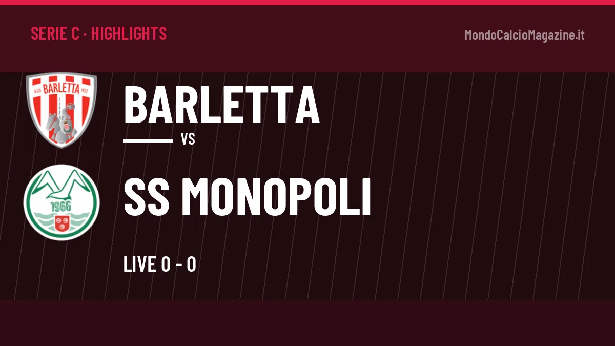 Highlights Serie C: Barletta-SS Monopoli in video