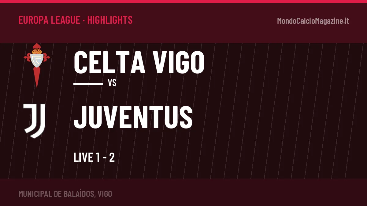 Highlights e gol Celta Vigo-Juventus: la sintesi della 2ª giornata