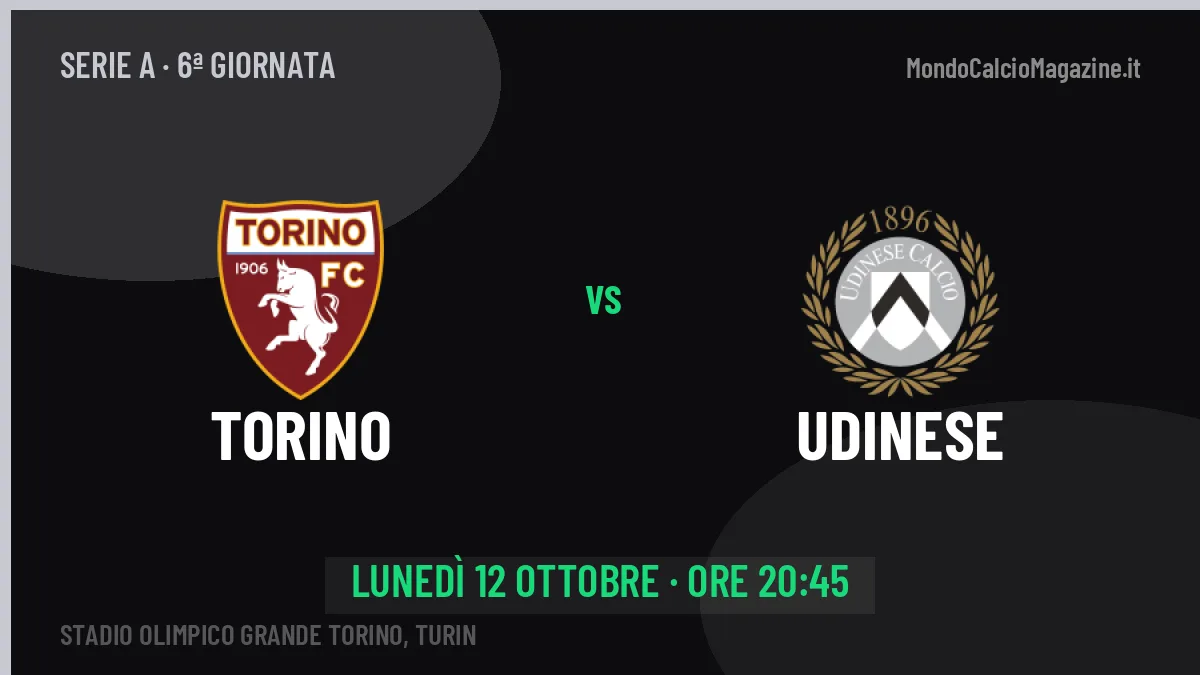 Probabili formazioni Torino Udinese: chi gioca, quote e pronostico