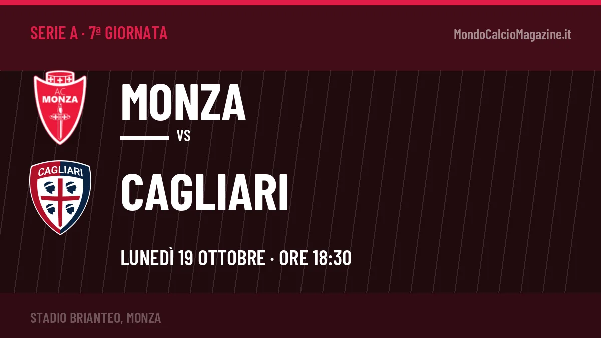 Quote Monza Cagliari e pronostico: cosa dicono i bookmaker e dove vederla