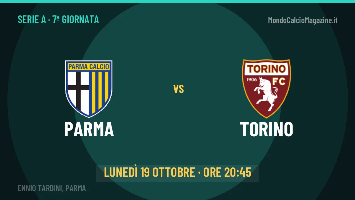 Parma-Torino in TV: a che ora si gioca, dove vederla e probabili formazioni