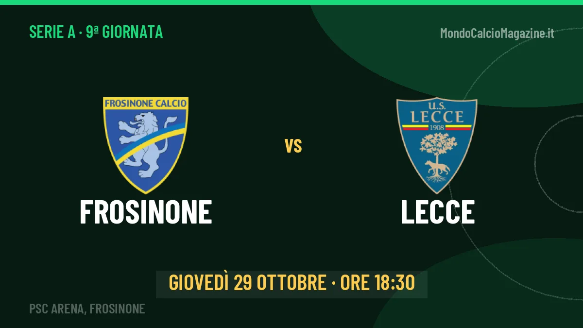 Quote Frosinone Lecce e pronostico: cosa dicono i bookmaker e dove vederla