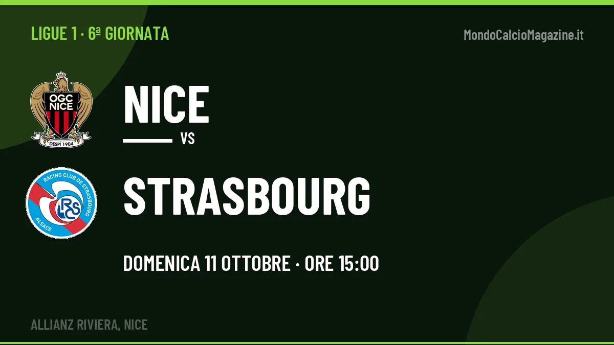 Nice-Strasbourg: pronostico, quote e dove vedere il match in diretta