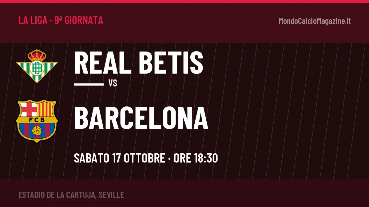 Quote Real Betis Barcelona e pronostico: cosa dicono i bookmaker e dove vederla