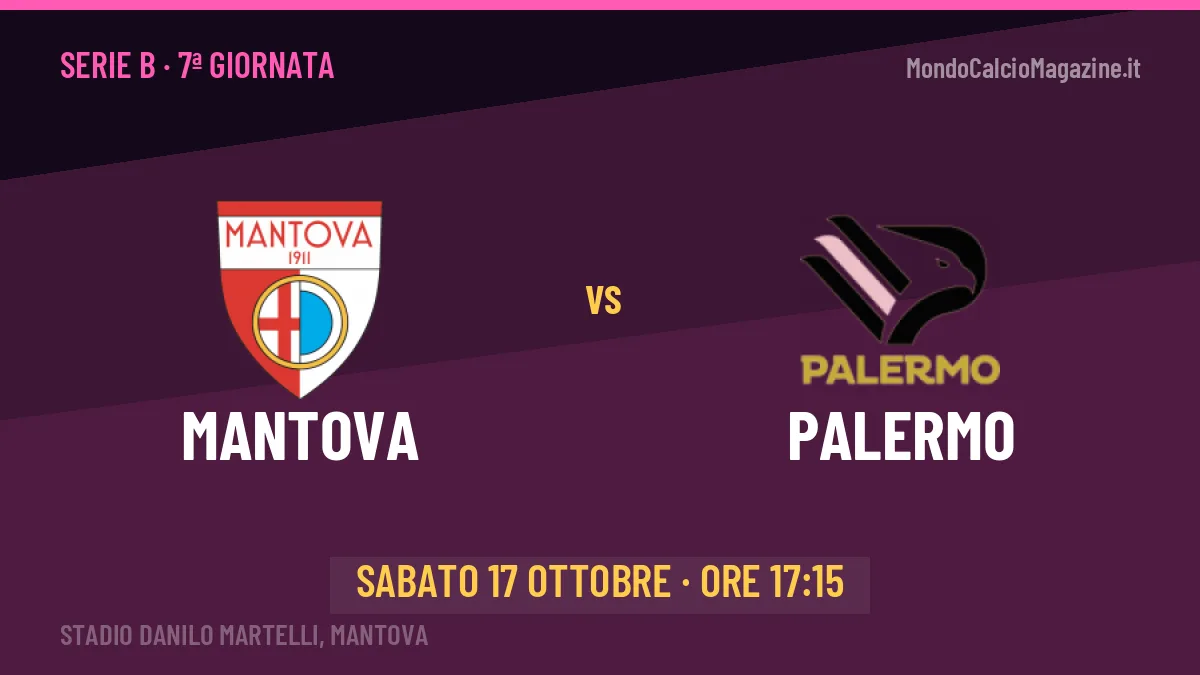 Quote Mantova Palermo e pronostico: cosa dicono i bookmaker e dove vederla