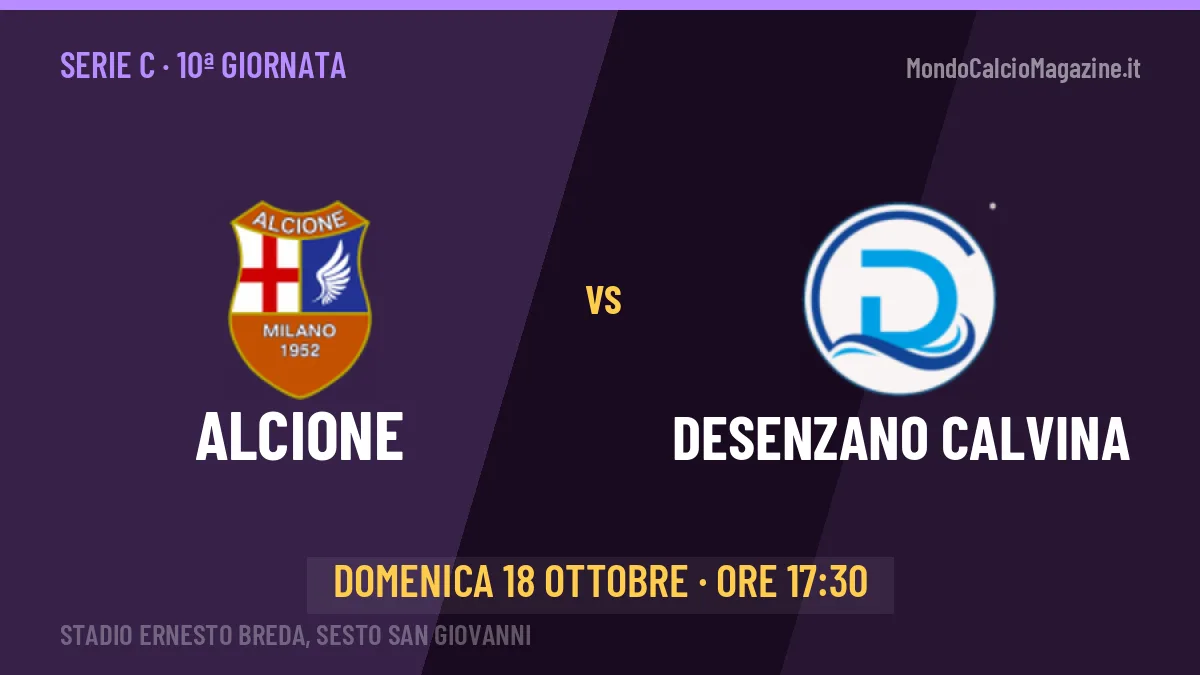 Alcione Desenzano Calvina in streaming: dove vedere la partita, orario e probabili formazioni