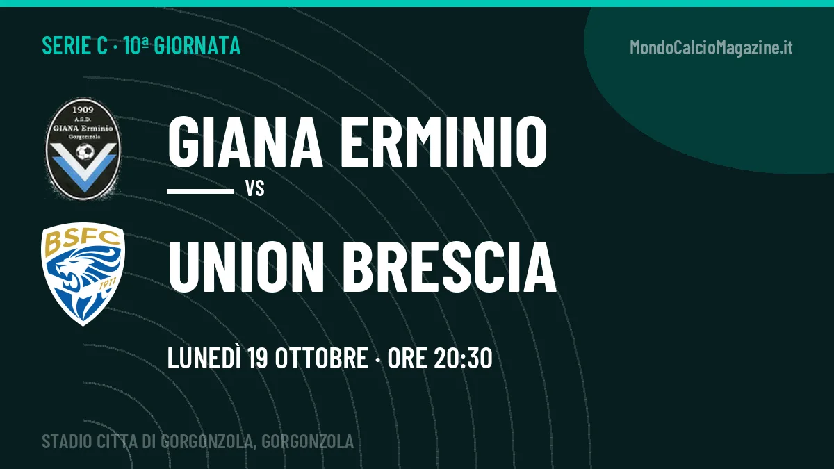 Quote Giana Erminio Union Brescia e pronostico: cosa dicono i bookmaker e dove vederla