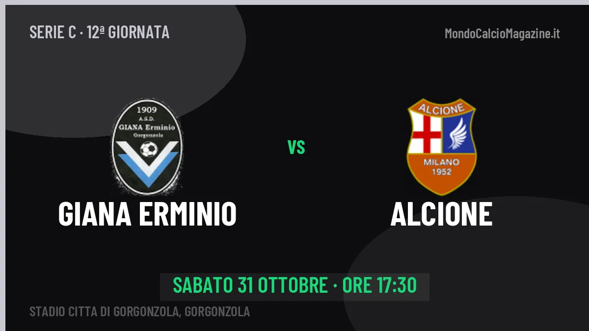 Giana Erminio-Alcione: pronostico, quote e dove vedere il match in diretta